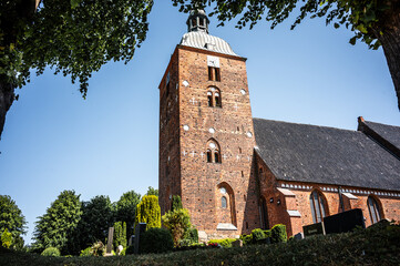 Fototapeta na wymiar Kirche in Burg auf Fehmarn