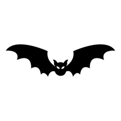 Halloween bat silhouette illustration