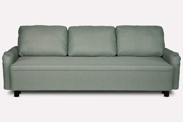 Перейти к странице
|1234567Далее
Three seats cozy modern designed sofa with olive color fabric on wooden black legs isolated on white background