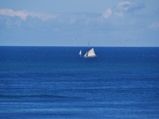 Segeschiff auf der Ostsee