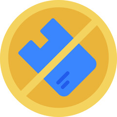 no plastic bags icon