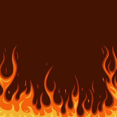 flat design style flames background