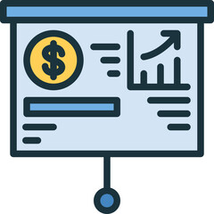 presentation board icon