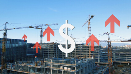  Economy inflation, price cost increase, building construction cost inflation