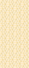 Vector seamless linear pattern with rhombuses. Abstract geometric low poly background. Stylish hexagon grid texture.