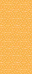 Vector seamless linear pattern with rhombuses. Abstract geometric low poly background. Stylish hexagon grid texture.