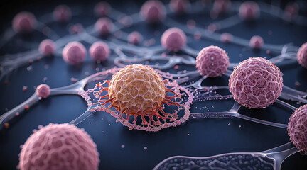 cancer medical cell nerves closeup 