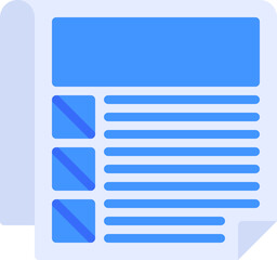 Obraz premium newspaper icon