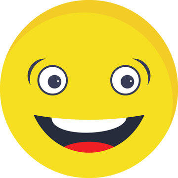 Laughing Emoji Vector Icon