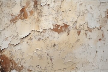 Background of plaster, broken cement forms. Stucco texture, resembling a palette knife smear on a wall, staining different forms to create exquisite relief, flaking off plaster, and rough