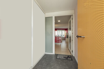 Entrance porch to a residential house