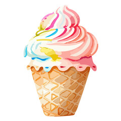 ce, cream, cone, ice cream, dessert, vector ilustration 