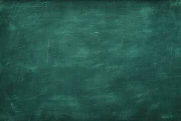 Green chalkboard front view. School board background. Teacher chalkboard backdrop. Generative AI image