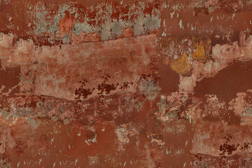 Kachelbare Textur in Rottönen mit sichtbarer Wandstruktur
