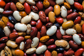 kidney beans, food texture, macro shot, header, tasty details, super close-up, caf? print, food photography