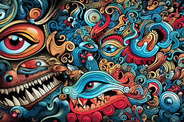 Psychedelic Dreamscape: Mind-Bending Art for the Soul - From the Matkot's Psy designs
