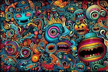 Cosmic Psychedelic Kaleidoscope: Psychedelic Artwork for the Psytrance Enthusiasts - From the Matkot's Psy designs