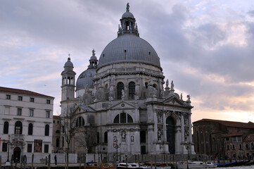 Fototapeta na wymiar Santa Maria della Salute In Venice, Italy