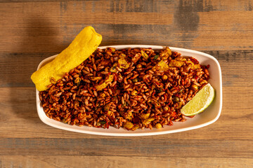 Indian puffed rice chatpate