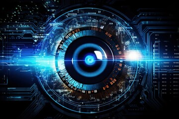 background in cyber security concept