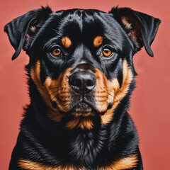 Obraz premium Rottweiler portrait