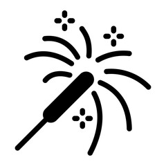 sparkler Solid icon