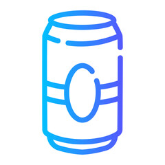 beer Line Gradient Icon