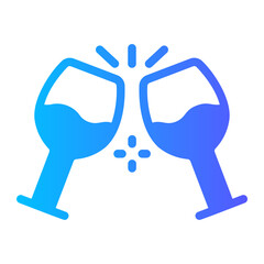 cheers Gradient icon