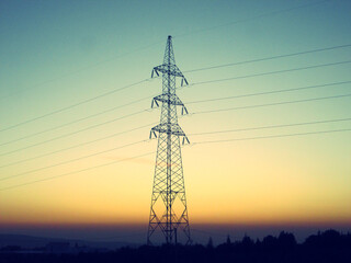 Fototapeta premium power lines