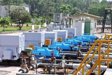 Pump Stations in Indonesian oil and gas company
