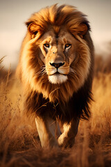 portrait of a lion © Luke