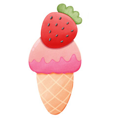 strawberry ice cream