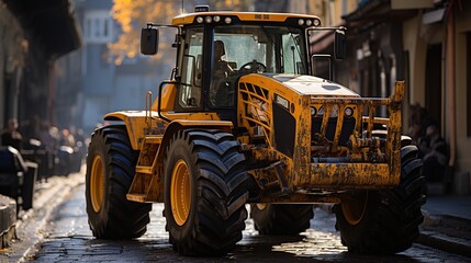 Fototapeta na wymiar High-Power Tractor Loaders: Performance-driven Deals