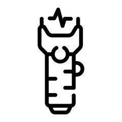 stun gun Line Icon