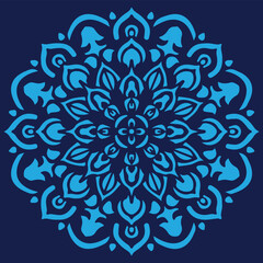 mandala ornamental round ornament vector illustration