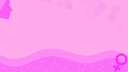 Background with copy space area for celebrate Women’s Equality Day on August 26. Suitable to place on content with that theme.