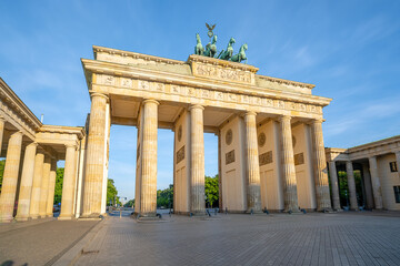 High resolution image of the famous Brandenburg Gate in Berlin, Germany