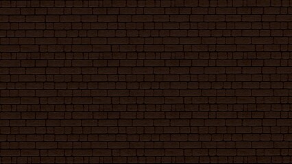 Fototapeta na wymiar brick pattern random size dark brown for luxury brochure invitation ad or web template paper