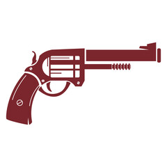 Firearms, gun icon logo design