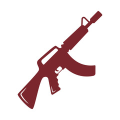 Firearms, gun icon logo design