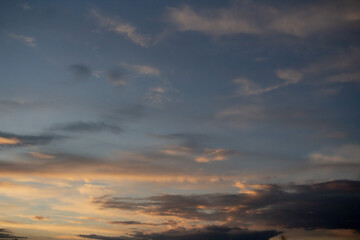 Naklejka na ściany i meble Sky at sunset 