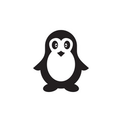 Penguin icon vector logo symbol