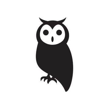 owl icon logo symbol illustration