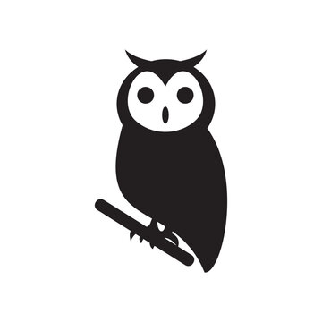 owl icon logo symbol illustration