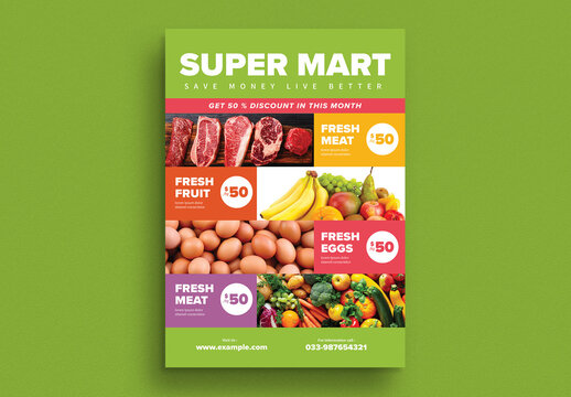 Modern Simple Market Product Flyer