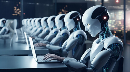 Chat Bot Answeing on Laptop