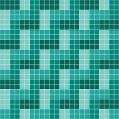 Green tile background, Mosaic tile background, Tile background, Seamless pattern, Mosaic seamless pattern, Mosaic tiles texture or background. Bathroom wall tiles, swimming pool tiles.