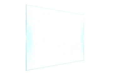 Digital png illustration of digital interface with data processing on transparent background