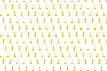 Digital png illustration of yellow shapes pattern on transparent background