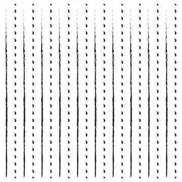 Digital png illustration of pattern of lines and dashed lines on transparent background © vectorfusionart
